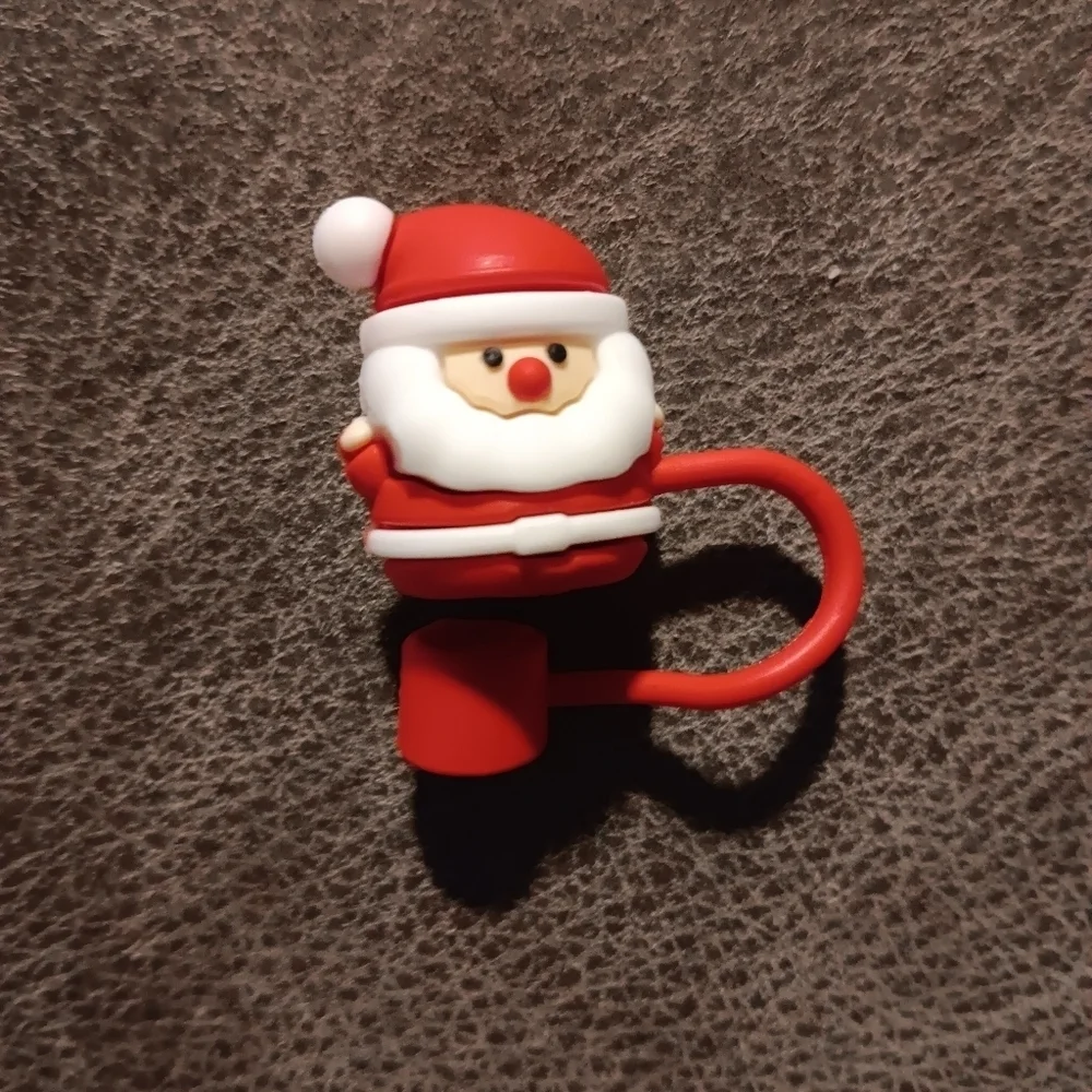 Santa Claus Straw Topper